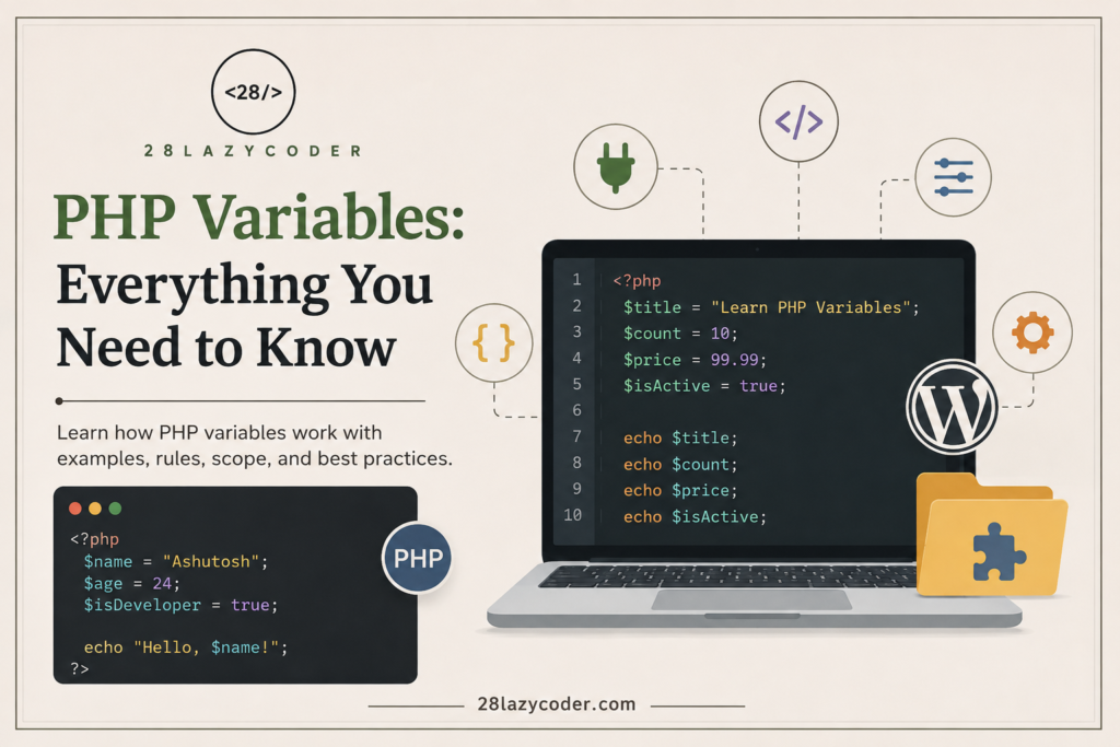 PHP Variables Explained