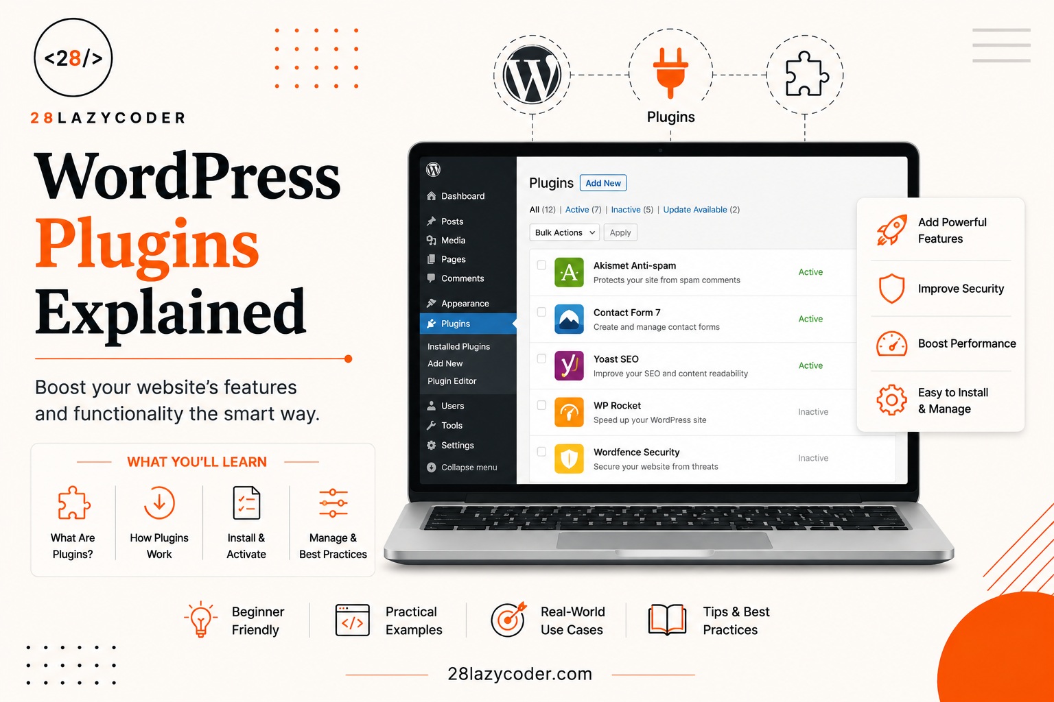 WordPress Plugins Explained: What They Are and How They Work
